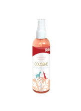 Bioline deodorant spray bottle, orange bottle with white mist nozzle and cap