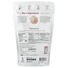 Micro Ingredients, Organic Camu Camu Powder, Freeze-Dried, 340 g (12 oz)