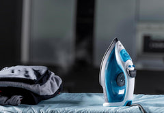 Geepas 1600W Multifunctional Steam Iron for Crisp Ironed Clothes – Non-Stick Soleplate, Wet/Dry Function & with Temperature Control - 2 Years Warranty