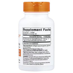 Doctor's Best, Saw Palmetto, Standardised Extract, 320 mg, 60 Softgels