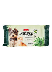 Brit Pet Wipes Aloe – Hypoallergenic (40 Pcs)