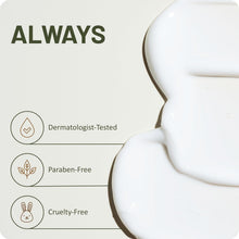 White cream scoop on St. Ives jar; dermatologist-tested and paraben-free
