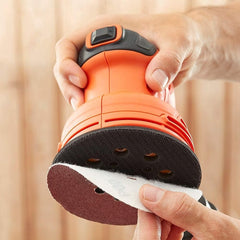 BLACK+DECKER 230W 14,000 RPM Corded Random Orbit Sander , Orange/Black - BEW210-GB,