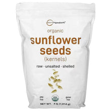 Microingredients organic sunflower seed kernels pouch, raw unsalted, shelled