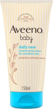 Aveeno baby daily care moisturising lotion squeeze tube, 150ml, cream and blue