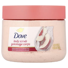 Dove, Body Scrub, White Peach & Crushed Rice, 15 oz (425 g)