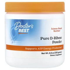 Doctor's Best, Pure D-Ribose Powder, 250 g (8.8 oz)