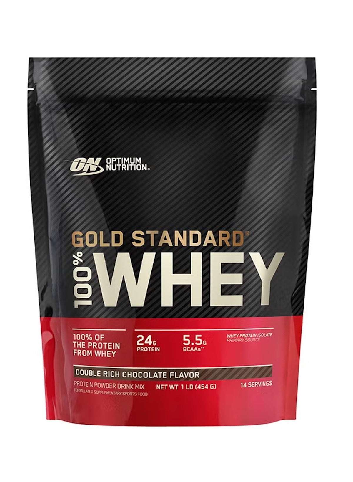 Optimum Nutrition Gold Standard 100% Whey Protein Powder – Double Rich Chocolate (1 lb / 454g)