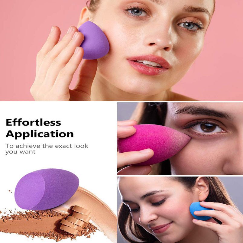 10 pcs Innogear makeup sponge cosmetic foundation beauty blender set multicolour - Mumzar.com