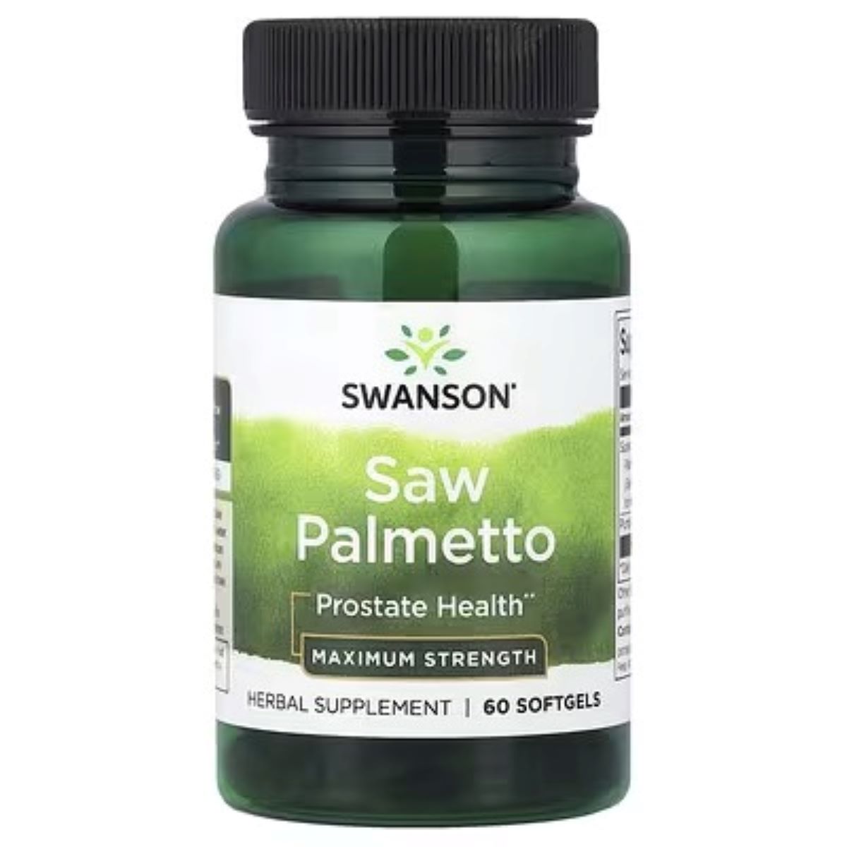 Swanson Saw Palmetto Maximum Strength – 60 Softgels
