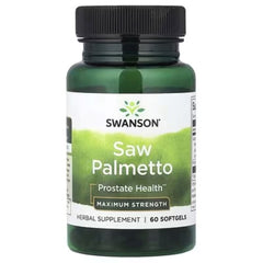 Swanson Saw Palmetto Maximum Strength – 60 Softgels