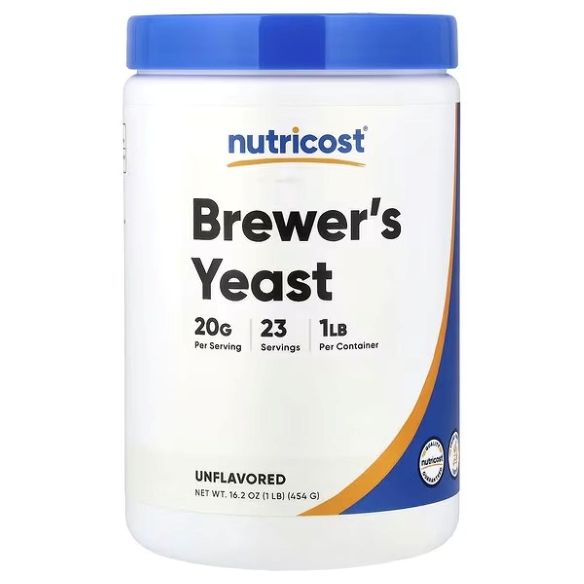 Nutricost Brewer's Yeast Powder, Unflavoured, 16 oz (454 g) – Premium Nutritional Yeast Supplement