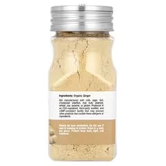 California Gold Nutrition Foods Organic Ground Ginger Powder – 2 oz (56 g), Pure & Natural Spice for Cooking & Wellness