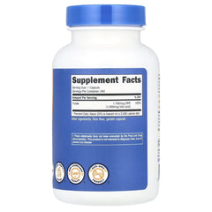 Nutricost Folic Acid 1,000 mcg Supplement – Vitamin B9 Support – 240 Capsules