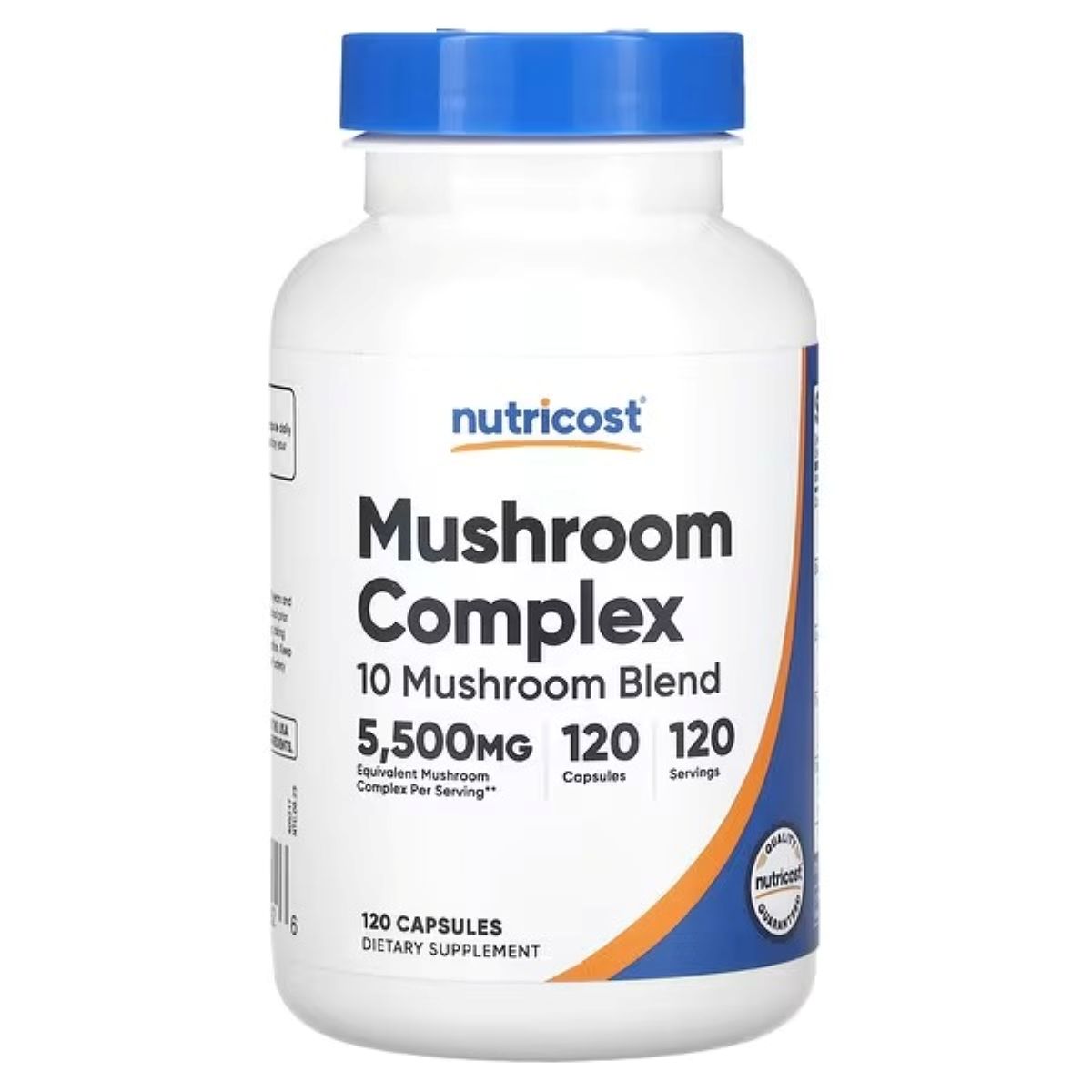 Nutricost Mushroom Complex 5,500mg Capsules – 120 Capsules | Multi-Mushroom Blend for Daily Wellness Support