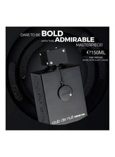 Men's Armaf perfume bottle with hanging charm and box pack, dark gray-black