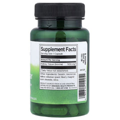 Swanson Vitamins Kidney Glandular 500 mg – 60 Capsules | Glandular Support Supplement
