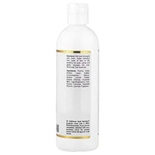 Pet shampoo bottle back label with ingredients and directions, California Gold Nutrition