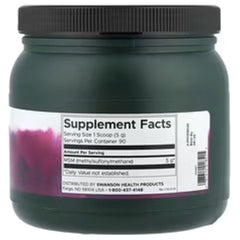 Swanson Vitamins MSM Powder, Ready-Mix & Unflavored, 1 lb (454 g)