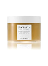 SKIN1004 Madagascar Centella quick calming pad jar, white and gold with product label