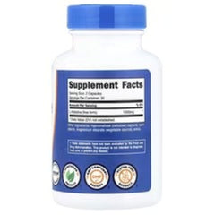 Nutricost L-Histidine, 600 mg per Capsule, 60 Capsules – Essential Amino Acid Supplement for Daily Wellness