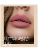 Lips with rose-pink lip gloss, close-up beauty shot