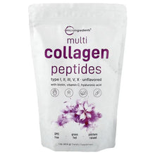 Multi collagen peptides unflavoured supplement pouch, 1 lb (454 g)