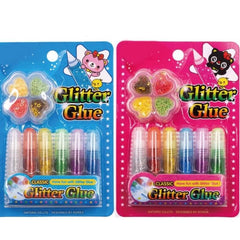 12 Piece Glitter Glue Set – Bright Colors for Extra Sparkle