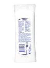 Vaseline Intensive Care Advanced Repair fragrance-free body lotion bottle, back label