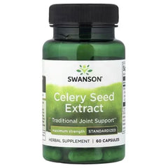 Swanson Vitamins Celery Seed Extract Standardized 150 mg – 60 Capsules