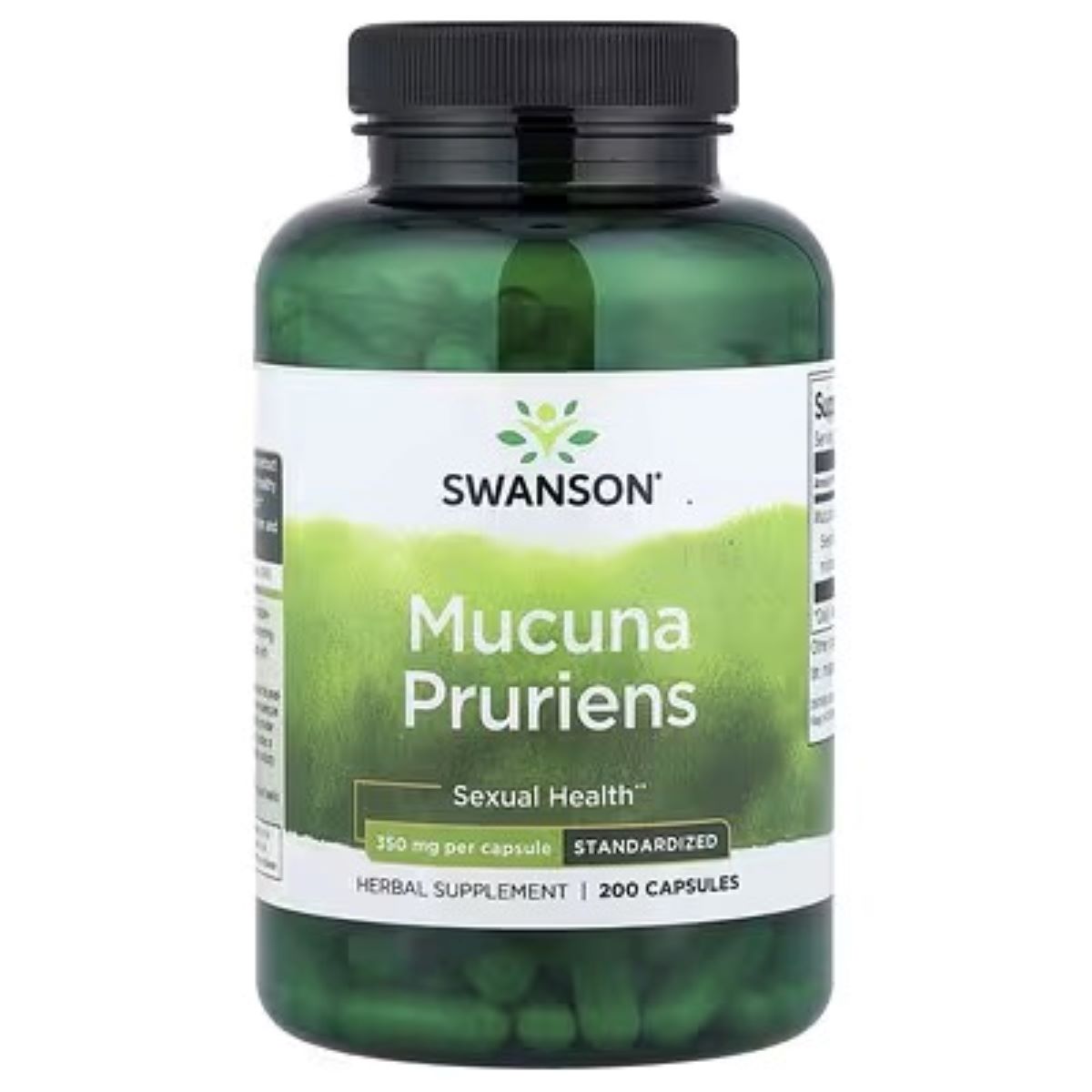 Swanson Mucuna Pruriens Extract – Standardized, 350 mg, 200 Capsules