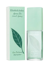 Green tea eau de parfum spray bottle with mint green box