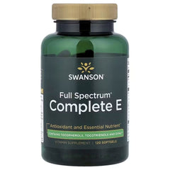 Swanson Vitamins Full Spectrum® Complete E, 120 Softgels