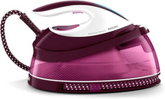 Philips PerfectCare 7000 Series Steam Generator Iron - 2850W, 170g/min Continuous Steam, 650g Steam Boost, 1.5L, OptimalTEMP Technology, Louros Blue - PSG7300/26