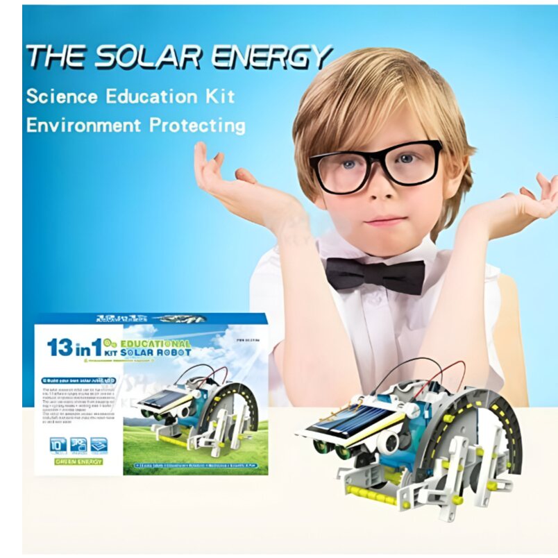 13-in-1 Educational Solar Robot Kit
