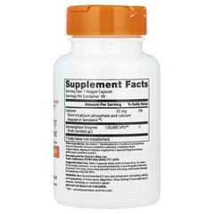 Doctor's Best, High Potency Serrapeptase, 90 Veg Caps