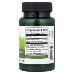 Swanson Vitamins Full Spectrum® Sceletium Tortuosum 50mg – 60 Veggie Capsules | Premium Herbal Supplement