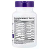 Women's multi-vitamin bottle back label with Supplement Facts panel