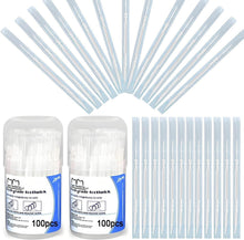 Individually wrapped dual-end toothpicks in white pack, with multiple sticks visible
