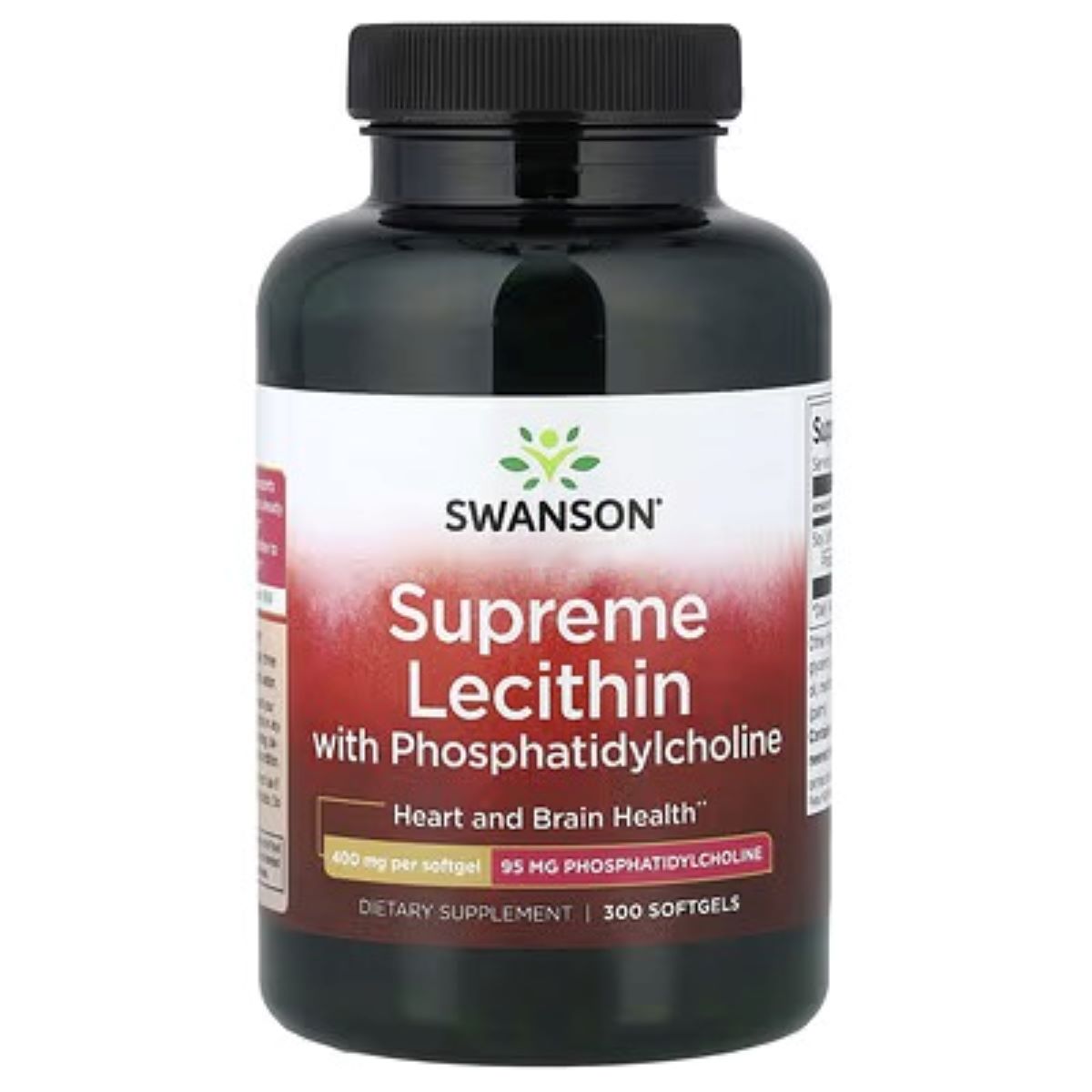 Swanson Supreme Lecithin with Phosphatidylcholine – 300 Softgels
