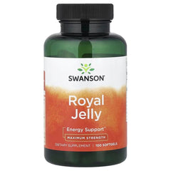 Swanson Vitamins Royal Jelly 333.33 mg – Natural Bee-Derived Wellness Supplement, 100 Softgels