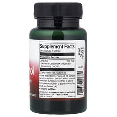 Swanson Vitamins Ubiquinol, 100 mg, 60 Softgels