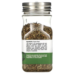 California Gold Nutrition Organic Basil Leaves, 0.82 oz (23.2 g) – Certified Organic Dried Basil Herb