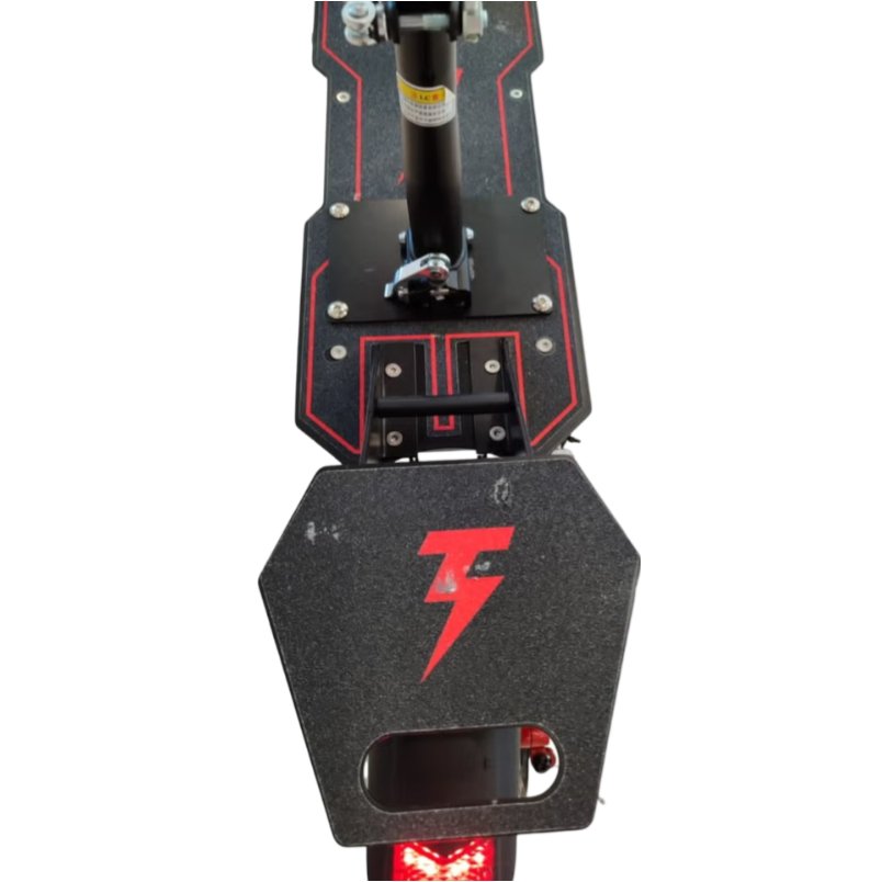 Winner sky electric scooter deck with black and red design featuring 1500W e-bike with 48V battery