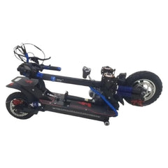 Winner sky electric scooter folded showing 1500W e-bike with 48V battery and durable tires