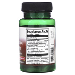 Swanson Vitamins Resveratrol Complex, 60 Capsules