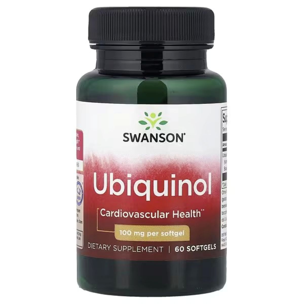 Swanson Vitamins Ubiquinol, 100 mg, 60 Softgels