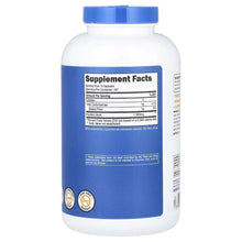 Nutricost psyllium husk supplement bottle, back label with Supplement Facts panel
