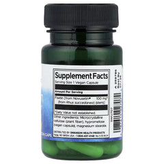 Swanson Vitamins Fisetin Novusetin® 100 mg – Antioxidant & Healthy Aging Support, 30 Vegan Capsules