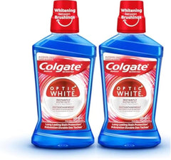 Colgate Optic White Whitening Mouthwash, 500 ml - 2pack
